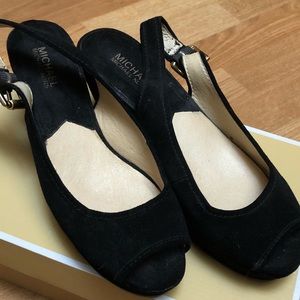 MK slingback platform